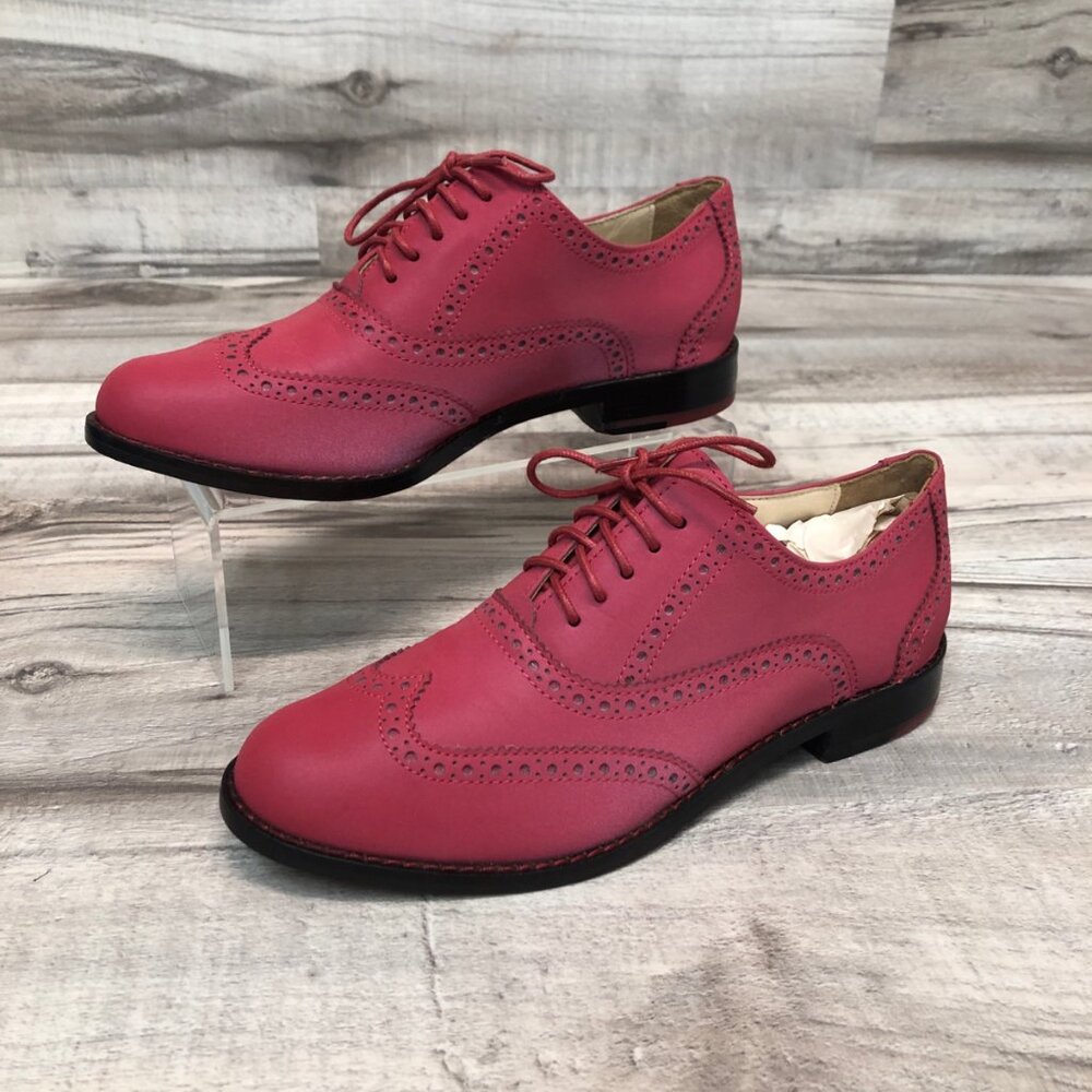 Cole Haan Gramercy Oxford with Nike Air Sole Size 6 Pink Reflective - Picture 6 of 6